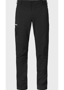 Sch&ouml;ffel Outdoorhose SCH&Ouml;FFEL "Pants Folkstone", Herren, Gr. 54, Normalgr&ouml;&szlig;en, schwarz (9990, schwarz), Oberstoff: 89% Nylon, 11% Elasthan, Hosen Outdoorhose