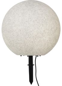 Dekolicht "Au&szlig;endekoration Stone", grau, H:48cm &Oslash;:50cm, PARFORCE TRADITIONAL HUNTING, Leuchten, Dekolicht, Steinoptik, E27-Fassung, max 25 W, 5 m Kabel, IP65