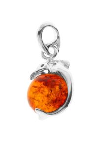 Kettenanh&auml;nger OSTSEE-SCHMUCK "OSTSEE-SCHMUCK Anh&auml;nger Delphin Anh&auml;nger Delphin", wei&szlig; (wei&szlig;, neutral), Schmuckanh&auml;nger, Damen, 25 x 11mm, Silber 925 (Sterlingsilber), 1,8 g, Kettenanh&auml;nger