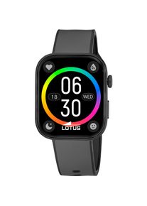 Smartwatch Lotus "Smartwatch", schwarz (dunkelgrau, schwarz, dunkelgrau), Smartwatches, Herren, Smartwatch, Armbanduhr,Herrenuhr,Bluetooth,Steuerung der Smartphone-Kamera,Wecker