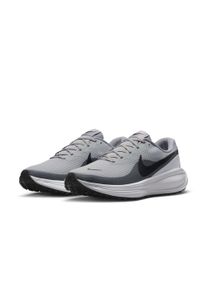 Laufschuh Nike "Revolution 8", Herren, Gr. 42, schwarz-wei&szlig; (lt smoke grau, schwarz, smoke grau, wei&szlig;), Synthetik, Textil, Schuhe Laufschuh
