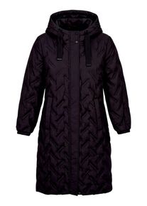 Peter Hahn - Long-Steppjacke, schwarz, Gr. 36, Kunstfaser