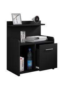 Livetastic , Schwarz , Holzwerkstoff , 1 Schublade(n) Schubladen , 47x60x29 cm ,