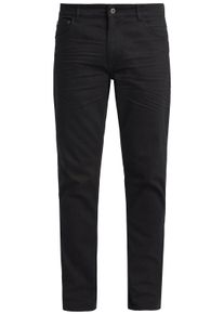 !Solid Regular-fit-Jeans SOLID "Regular-fit-Jeans SDFinlay", Herren, Gr. 33, L&auml;nge 30, schwarz (schwarz denim), Obermaterial: 98% Baumwolle CO. 2% Elasthan EL., Jeans Regular-fit-Jeans