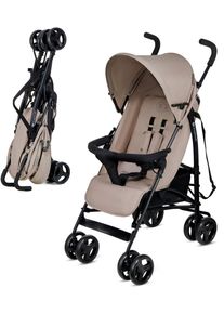 Kinder-Buggy Kinderkraft "TIK", Baby, beige, Stahl, Kinderwagen Kinder-Buggy