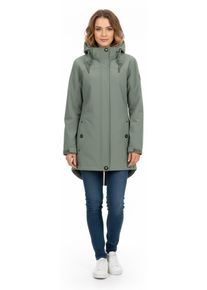 Softshellmantel ANKERGLUT "PEAK ROBSON WOMEN II", Damen, Gr. 36 (S), slate, Softshell, 96% Polyester, 4% Elasthan, regular fit ca. Mitte Oberschenkel, verstellbar,weit mit verstellbarem Klettverschluss, M&auml;ntel Softshellmantel, auch in Gro&szlig;en Gr&ouml;&szlig;en erh&auml;ltlich
