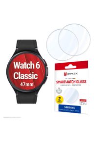 Displex Displayschutzglas "Smartwatch Glass Unbreakable Protector", transparent, B:9cm H:0,3cm T:13,5mm, Displayfolien, Displayschutzfolie, Schutzfolie, Bildschirmschutz, kratz- & sto&szlig;fest, Displayschutzglas
