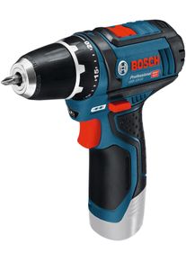 Akku-Bohrschrauber Bosch Professional "GSR 12V-15-LI", blau (blau, schwarz), H:178mm L:169mm, Bohrmaschinen, Akku-Bohrschrauber, ohne Akku, ohne Ladeger&auml;t