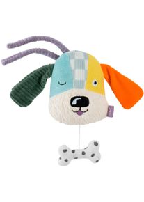 babyFEHN Spieluhr FEHN "Mini-Spieluhr Hund", bunt, Spieluhren, BabyB:11,3cm H:5cm L:12,8cm, Nicki, Pl&uuml;sch, Spieluhr, Enth&auml;lt Bio-Baumwolle, B:11,3cm H:5cm L:12,8cm
