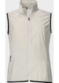 Sch&ouml;ffel Funktionsweste SCH&Ouml;FFEL "Vest Style Cannobio WMS", Damen, Gr. 36, beige (9040, natur), Oberstoff: 100% Nylon. (Coating: Polyurethan), ohne Ausschnitt, Westen Funktionsweste