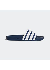 Badesandale adidas originals "ADILETTE", Damen, Gr. 42, blau (adiblau, wei&szlig;, adiblau), Synthetik, Schuhe Badesandale, Topseller