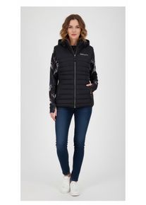 Funktionsweste DEPROC Active "GILMOUR II VEST III", Damen, Gr. 46 (L), schwarz (anthrazit), Web, 100% Polyester, regular fit h&uuml;ftbedeckend, Westen Funktionsweste, auch in Gro&szlig;en Gr&ouml;&szlig;en erh&auml;ltlich