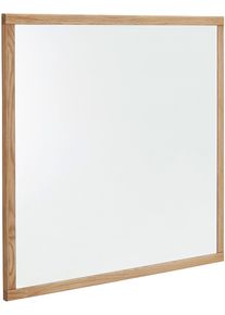 Spiegel MCA LIVING "Araya Spiegel,Flurspiegel,Wandspiegel,Garderobenspiegel,Breite 79 cm", braun (eichenfarben), B:79cm H:79cm T:2cm, Massivholz, Spiegelglas, Spiegel, Spiegel, Rahmen aus Massivholz, FSC-Mix, Made in Europe