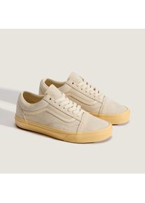 Sneaker Vans "Old Skool", Damen, Gr. 42, suede sand wei&szlig;, Leder, Schuhe Sneaker