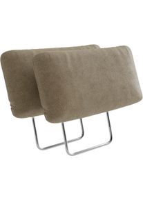 Sit & More Sofa-Kopfst&uuml;tze SIT & MORE "Pamela, B: 50 cm, 2 St&uuml;ck", savannah, B:50cm H:25cm T:10cm, Holzwerkstoff, Kopfst&uuml;tzen, Sofa-Kopfst&uuml;tze, verschiedene Farben und Stoffe