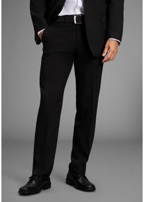 MAN'S WORLD Anzughose MAN'S WORLD "Baukastenhose", Herren, Gr. 50, N + U Gr, schwarz, Web, Obermaterial: 100% Polyester. Futter: 65% Baumwolle, 35% Polyester, unifarben, festlich, regular fit lang, Hosen Anzughose, gerade Beinform, im Regular Fit, b&uuml;gelfreies Obermaterial