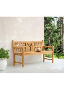 Gardenson , Teakfarben , Holz , Teakholz , Hartholz , 150x89x63 cm , mit R&uuml;ckenlehne ,