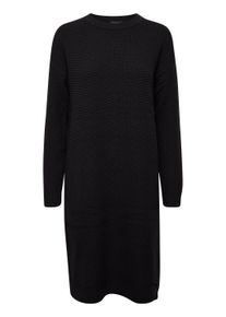 Strickkleid oxmo "Strickkleid OXMilika", Damen, Gr. XS, N-Gr, schwarz, Obermaterial: 60% Polyacryl PAN. 40% Baumwolle CO., Kleider Strickkleid