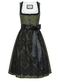 N&uuml;bler Dirndl N&Uuml;BLER "Midi Dirndl Leo", Damen, Gr. 40, EURO, gr&uuml;n, Obermaterial: 100% Viskose CV., Kleider Dirndl