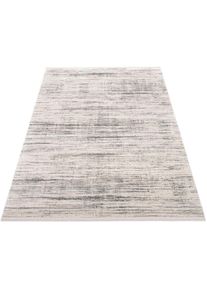 Teppich Machalke "fade out" Gr. 4, grau, B:160cm H:8mm L:230cm, Kunstfaser, Viskose, Teppiche, Teppich, Design Teppich, 3D-Optik, Hoch-Tief-Struktur, Wohnzimmer