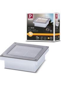 LED Einbauleuchte Paulmann "Aron", wei&szlig; (edelstahlfarben, wei&szlig;), B:10cm H:3,6cm T:10cm, Leuchten, LED Einbauleuchte, LED-Modul