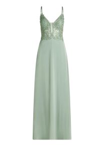 Abendkleid Vera Mont "Abendkleid mit Stickerei", Damen, Gr. 34, EURO, gr&uuml;n (fresh peppermint), Obermaterial: 100% Polyester PES., Kleider Abendkleid