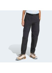 Outdoorhose adidas terrex "XPERIOR UTILITAS CLIMA365", Damen, Gr. 44, N-Gr, schwarz, normal, gr., Obermaterial: 94% Polyamid, 6% Elasthan, Hosen Outdoorhose