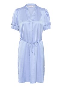 Midikleid Saint Tropez "Damen Kleid PananSZ", Damen, Gr. S, N-Gr, blau (serenity), Obermaterial: 54% Polyester PES. 46% Viskose CV., Kleider Midikleid