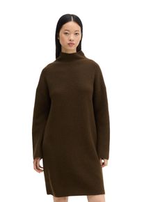 Marc O'Polo Strickkleid MARC O'POLO, Damen, Gr. L, N-Gr, Langarm, Strick, braun (burnt coffee), Strick, Obermaterial: 80% Wolle, 20% Polyamid, loose fit ca. Mitte Oberschenkel, Kleider Strickkleid, loose aus weichem Schurwolle-Mix