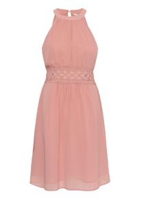 Midikleid Cream "Damen Kleid CRSantina", Damen, Gr. 42, N-Gr, rosa (ash rose), Obermaterial: 100% Polyester PES., Kleider Midikleid