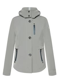 Sommerjacke Gil Bret "Sommerjacke mit abnehmbarer Kapuze", Damen, Gr. 46, grau (salvia), Obermaterial: 100% Polyester PES., Jacken Sommerjacke