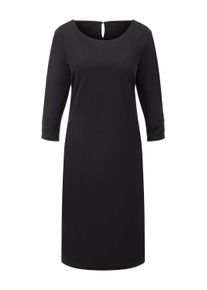 Etuikleid GOLDNER "Jerseykleid mit Krepp-Qualit&auml;t", Damen, Gr. 52, N-Gr, schwarz, Obermaterial: 95% Polyester PES. 5% Elasthan EL., figurumspielend, Kleider Etuikleid, seitliche Nahttaschen