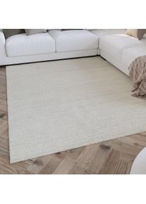 Teppich Wecon Home "Hamptons THIRTYONE", beige (creme wei&szlig;), B:160cm H:15mm L:230cm, Polyester, Teppiche, Teppich, L&auml;ufer, Kurzflor, Wohnzimmer, Schlafzimmer, elegant, Krokodil-Design