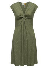 Wickelkleid Ragwear "Sommerkleid Comfrey", Damen, Gr. L, N-Gr, gr&uuml;n (olive24), Obermaterial: 48% Viskose CV. 47% Polyester PES. 5% Elasthan EL., Kleider Wickelkleid