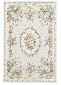 Theko "Flomi Floral" rechteckig 3 mm H&ouml;he gewebt, Blumen Design, ideal im Wohnzimmer & Schlafzimmer