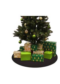 Baumteppich "Weihnachtsbaum & Adventskranz Unterlage "REVExpo", Made in Belgium", grau, H:5mm &Oslash;:50cm, Polypropylen (PP), PRIMAFLOR-IDEEN IN TEXTIL, Teppiche, Baumteppich, in 3 Gr&ouml;&szlig;en, Uni-Farben, Filzunterlage, rutschsicher, Weihnachten