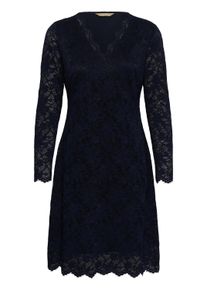 Midikleid Culture "Damen Kleid CUlively", Damen, Gr. L, N-Gr, blau (salute), Obermaterial: 90% Polyamid PA. 10% Elasthan EL., Kleider Midikleid