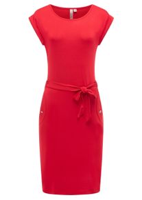 Sommerkleid Ragwear "Sommerkleid Taggien", Damen, Gr. S, N-Gr, rot (rot26), Obermaterial: 95% Viskose CV. 5% Elasthan EL., Kleider Sommerkleid