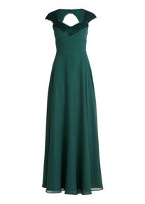 Abendkleid Vera Mont "Abendkleid mit Pailletten", Damen, Gr. 36, EURO, gr&uuml;n (schwarz emerald), Obermaterial: 100% Polyester Pol. recyc.., Kleider Abendkleid