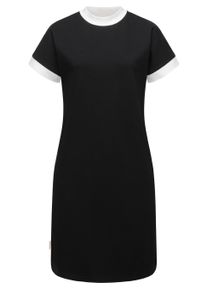 Shirtkleid Ragwear "Sommerkleid Katchi Solid", Damen, Gr. S, N-Gr, schwarz, Obermaterial: 80% Baumwolle CO(Bio). 20% Polyester Pol. recyc.., Kleider Shirtkleid