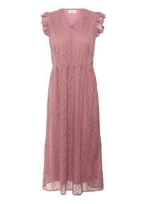 Midikleid Cream "Kleid CRDanika", Damen, Gr. 38, N-Gr, rosa (nostalgia rose), Obermaterial: 100% Polyester PES., Kleider Midikleid