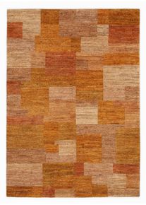 Wollteppich OCI DIE TEPPICHMARKE "ELEGANT NEW LIMA" Gr. 2, orange, B:90cm H:13mm L:160cm, Wolle, Teppiche, Wollteppich, reine Wolle, Nepal Orientteppich, handgekn&uuml;pft