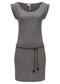 Shirtkleid Ragwear "Shirtkleid Tag", Damen, Gr. M, N-Gr, grau (dunkelgrau21), Obermaterial: 50% Polyester PES. 38% Baumwolle CO. 12% Viskose CV. Obermaterial: 50% Polyurethan PU. 50% Nylon NY., Kleider Shirtkleid