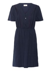 Midikleid Cream "Kleid CRKallie", Damen, Gr. 34, N-Gr, blau (navy blazer), Obermaterial: 100% Baumwolle CO., Kleider Midikleid