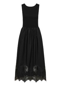 Midikleid Soaked in Luxury "Damen Kleid SLAthina", Damen, Gr. XL, N-Gr, schwarz, Obermaterial: 80% Polyester PES. 20% Baumwolle CO., Kleider Midikleid