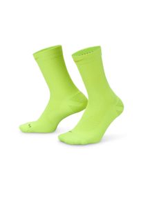 Laufsocken Nike "U NK LTWT RUN CREW 1PR - 200", Damen, Gr. XL (46/50), Sockengr&ouml;&szlig;e, gelb (volt, bright), Obermaterial: 62% Polyester, 33% Nylon, 5% Elasthan, Socken Laufsocken