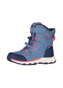 Winterstiefel Trollkids "KIDS HAFJELL WINTER BOOTS XT", M&auml;dchen, Gr. 37, Fleece, shadow blau, mystic blau, pink salmon, Synthetik, Schuhe Winterstiefel, Snowboots, Winterstiefel, Winterschuhe, wasserdicht