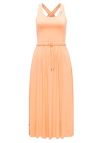 Shirtkleid Ragwear "Shirtkleid Mauglia YOUMODO", Damen, Gr. XXL, N-Gr, orange (peach), Obermaterial: 68% Modal CMD. 32% Polyester PES., Kleider Shirtkleid