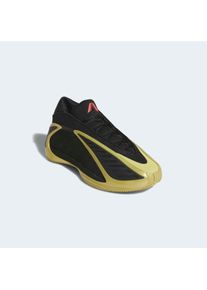 Basketballschuh adidas Performance "ANTHONY EDWARDS 2", Gr. 47, schwarz (core schwarz, gold metallic, solar turbo), Synthetik, Textil, Schuhe Basketballschuh