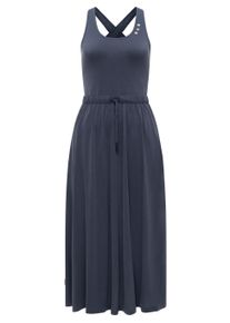 Shirtkleid Ragwear "Shirtkleid Mauglia YOUMODO", Damen, Gr. L, N-Gr, blau (navy), Obermaterial: 68% Modal CMD. 32% Polyester PES., Kleider Shirtkleid
